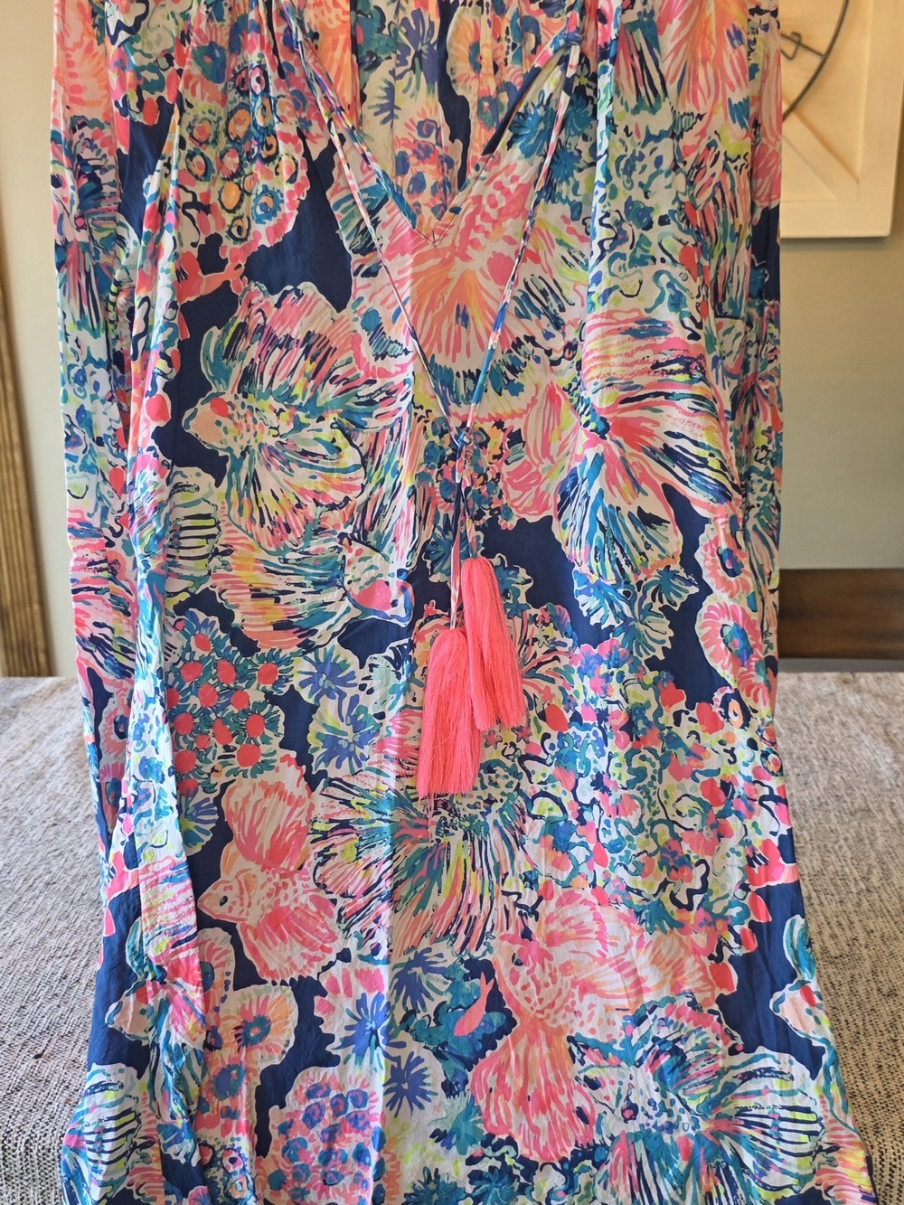 Lilly Pulitzer Navy Pink Multi Floral Mini Dress